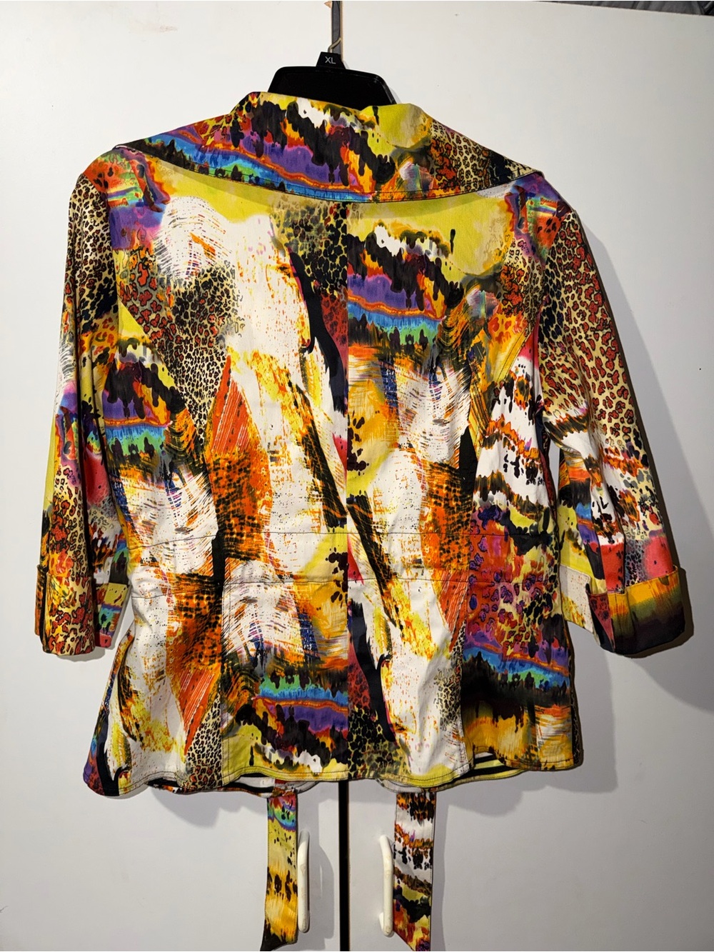 berek Multicolor Abstract & Animal-Print Drawstring Jacket - Picture 3 of 4